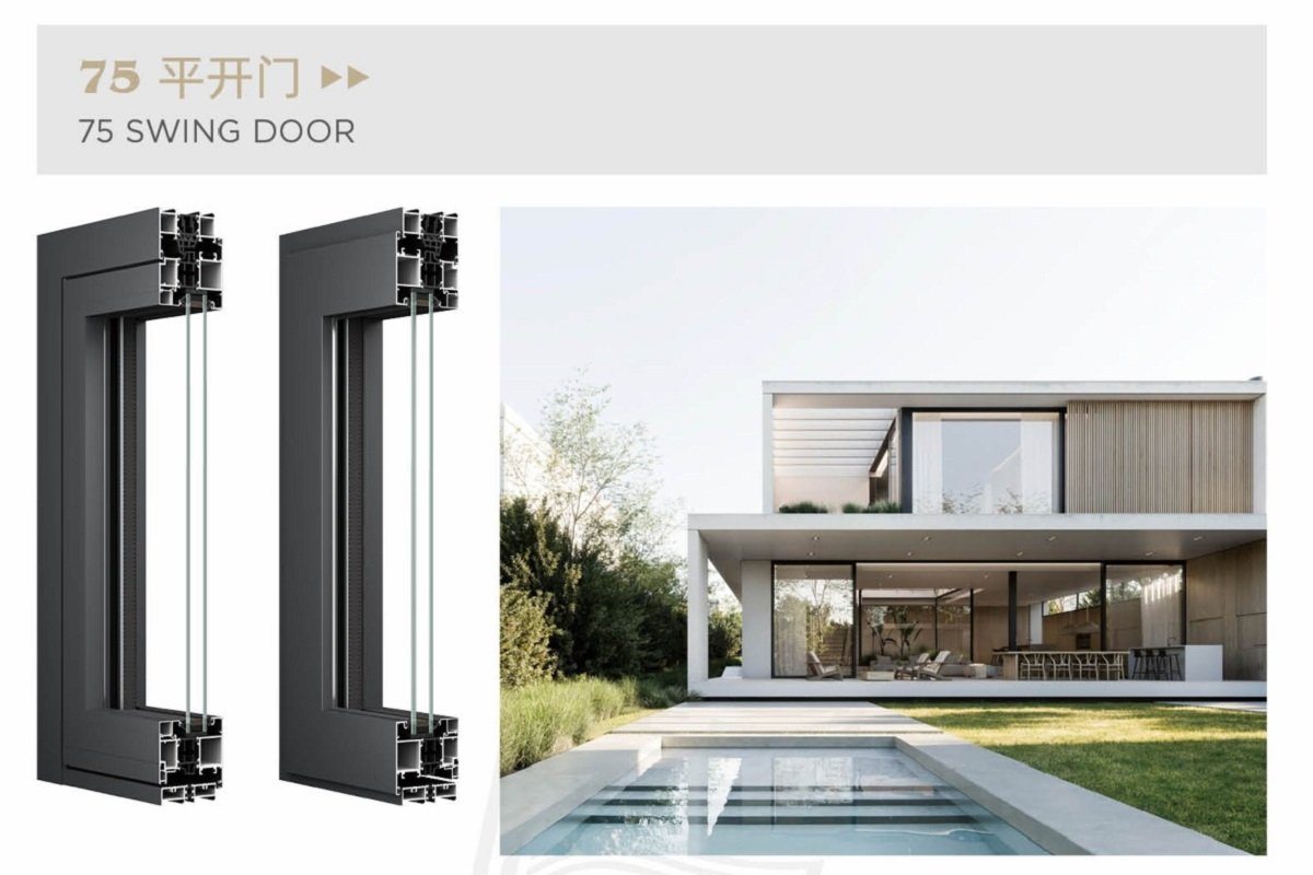 Swing Door\Double Swing Door\Glass Door\Double Swing Door